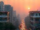 Skyline representing Indian cities